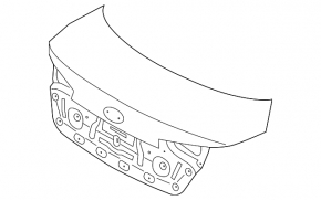 Kia Optima 2014-2015 Hybrid Trunk Lid