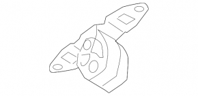 Rear Exhaust Pipe Bracket for Audi Q7 4L 10-15