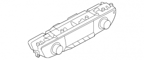 Audi Q5 climate control 80A 18-24 for seat heating and ventilation
