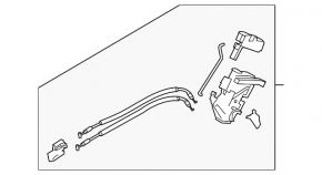 Rear right door lock Kia Forte 4d 14-18