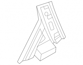 Rear right side door trim for Kia K5 21-24 matte