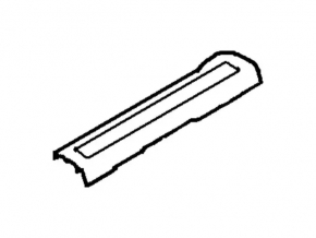 Door sill trim front left Ford Flex 09-19 gray