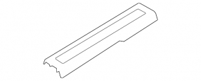 Door sill trim front left Ford Flex 09-19 gray