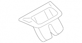 Audi A5 F5 18-25 5D trunk lock trim