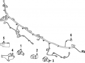 Kia EV9 24-26 Front Bumper Parking Sensor