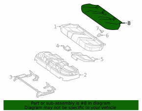 Rear row of seats 2 row Mercedes W167 GLE 350 450 20-23 leather beige