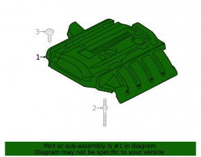 Ford Mustang mk6 15- 2.3T Engine Cover