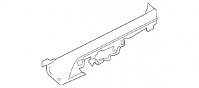 Lincoln Corsair 20-22 right front panel trim, wood