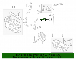 Upper Cooling Hose Ford Escape MK4 20-22 1.5T