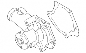 Mitsubishi Galant 03-13 2.4 Water Pump