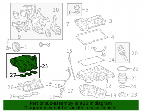 Toyota Camry V40 3.5 intake manifold