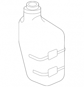Expansion tank cooling Honda CRV 17-22 2.4, hybrid without cap