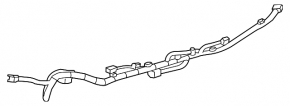 Chevrolet Malibu 16-22 rear bumper wiring for BSM and parking sensors