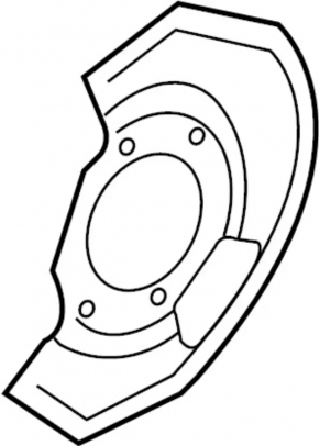 Brake Disc Cover Front Left Nissan 350z