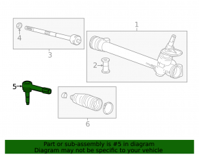 Steering tip left Chevrolet Bolt 17- CTR