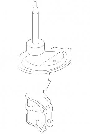 Shock absorber front right Hyundai Elantra UD 11-13