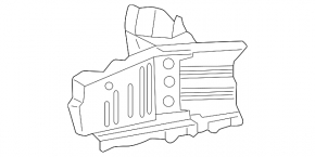 Front left side member nose Lexus NX 22-26