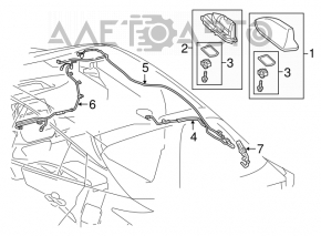 Antenna fin Toyota Prius 50 16-20 without JBL and navigation