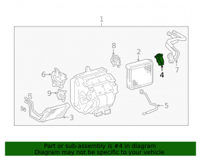 Toyota Highlander 01-07 Air Conditioner Heater Valve