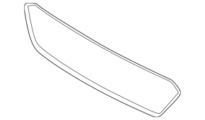 Subaru Impreza 17-19 GK chrome radiator grille frame