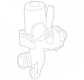 Cooling system flange Mercedes X164 GL 08-12