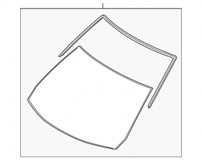 Windshield Mazda 3 19- for camera, Mexico built