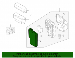 Mazda CX-7 06-09 Underhood Fuse Box Cover