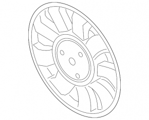 Right cooling fan for Porsche Cayenne 19-26 2.9T, 3.0T, 4.0T 600W, 390mm