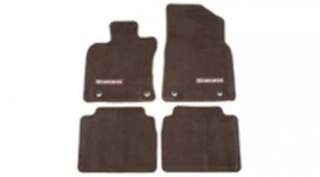 Set of interior floor mats, fabric, Lexus ES 19-26, brown, for cleaning
