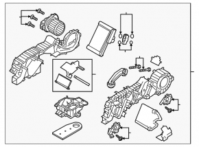 Rear Row Heater Assembly Mazda CX-9 16-