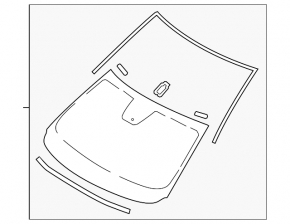 Mazda CX-9 16-18 Windshield