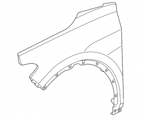 Front left wing Volkswagen ID.4 21-23