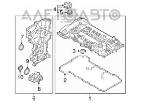Valve cover Kia Forte 19-24 2.0