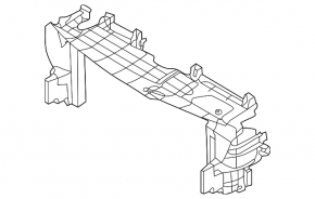Upper radiator deflector Kia Sorento 19-20 2.4, 3.3