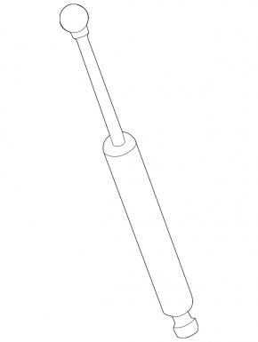 Left hood shock absorber for Volvo XC60 10-17