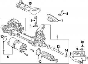 Power Steering Rack Honda Civic XI FE/FL 22-24 5d 2.0 LX