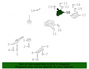 Right engine mount for Audi Q3 19-25