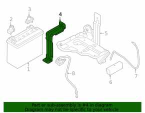 Battery mount BMW i3 14-20