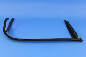 Upper door molding front right Jeep Cherokee KL 14-23 black with glass seal