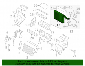 Subaru Forester 19-SK Evaporator