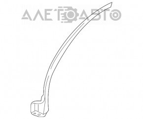 Rear right wing seal Lexus RX350 RX450h 10-15