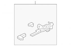 Fuel tank and trunk release handle for Hyundai Elantra AD 17-20