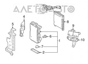 Toyota Camry v70 18-19 interior fuse box