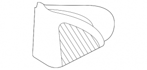 Side mirror plug front right Kia Niro 23- with tweeter