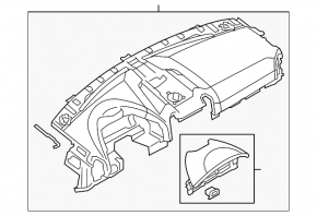 Set of interior trim CARBON Porsche Cayenne 958 11-16 8pcs
