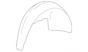 Rear left fender liner Mercedes X164 GL W164 ML