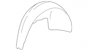 Rear left fender liner Mercedes X164 GL W164 ML