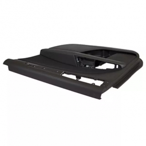 Door trim card rear right Ford Fusion mk5 13-16 leather black with red stitching
