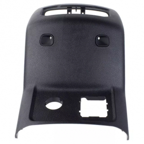 Rear center console trim Ford Fusion mk5 17-20 black, under air ducts, worn