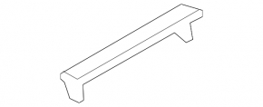 Lincoln Corsair 20-22 black upper right front panel trim